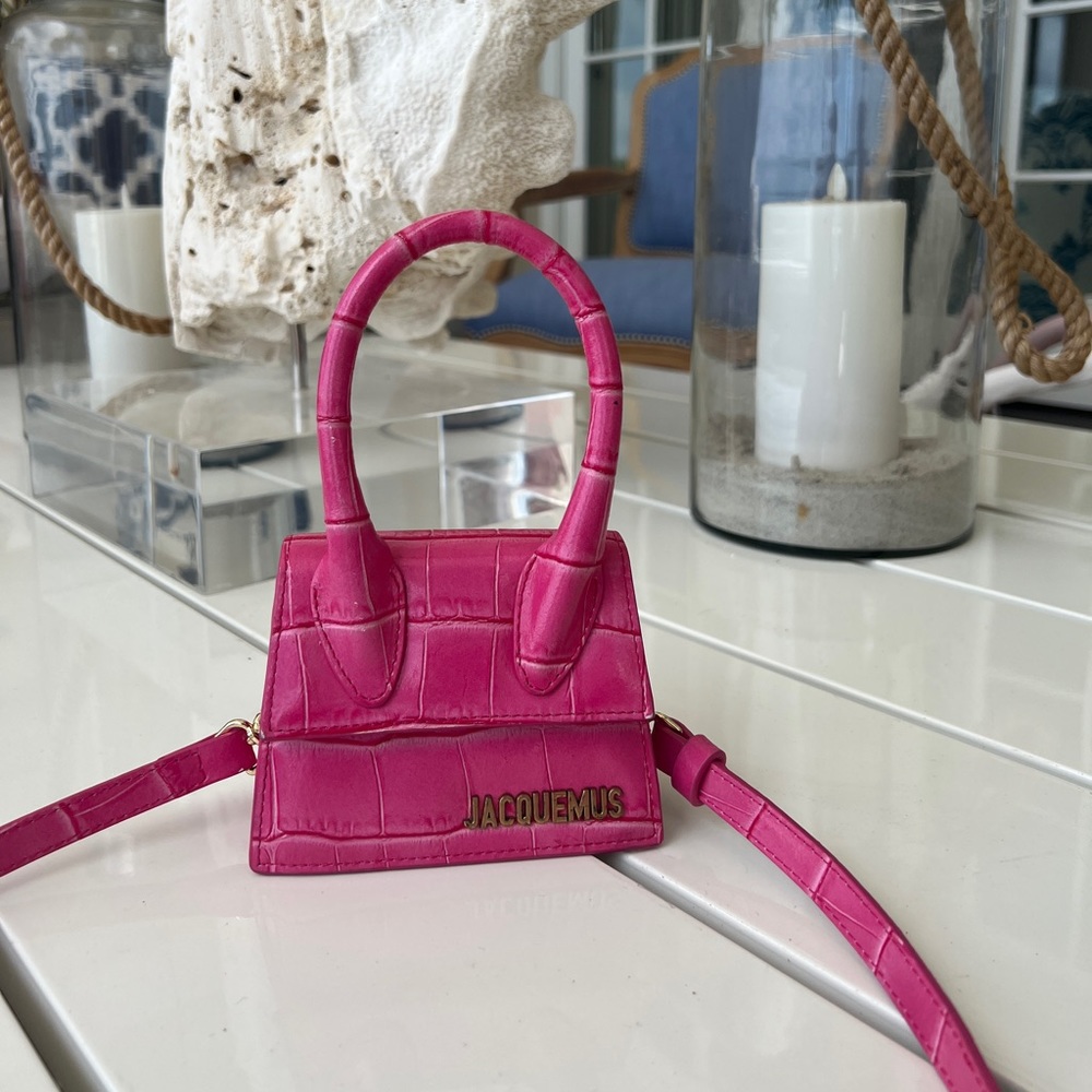 Le Chiquito Mini Croc Satchel Bag - Picture 1 of 3